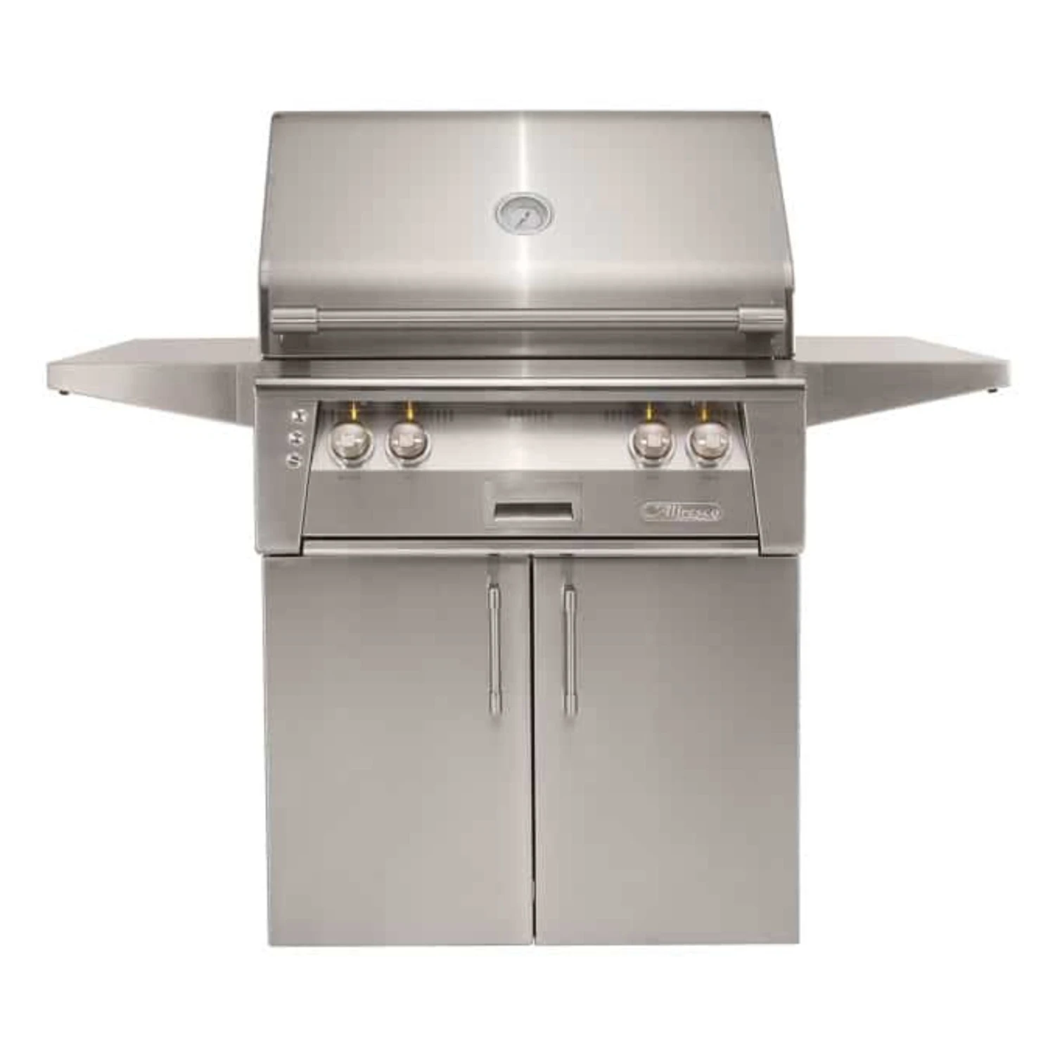 Alfresco Luxury 30" Signal Grey Gloss Standard Liquid Propane Grill And Cart - 2 Burner 1 Alfresco Luxury 30" Signal Grey Gloss Standard Liquid Propane Grill And Cart - 2 Burner