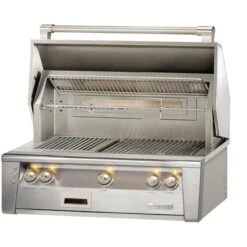 Alfresco Luxury 36" Carmine Red Gloss Standard Grill Head 2 Burner + Sear Burner Liquid Propane Built-In Grill
