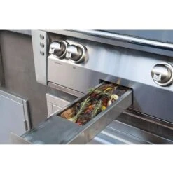 Alfresco Luxury 36" Signal White Matte Standard Liquid Propane Grill And Cart - 3 Burner -Grill Collection Alfresco Luxury 36 Signal White Matte Standard Liquid Propane Grill and Cart 3 Burner 3