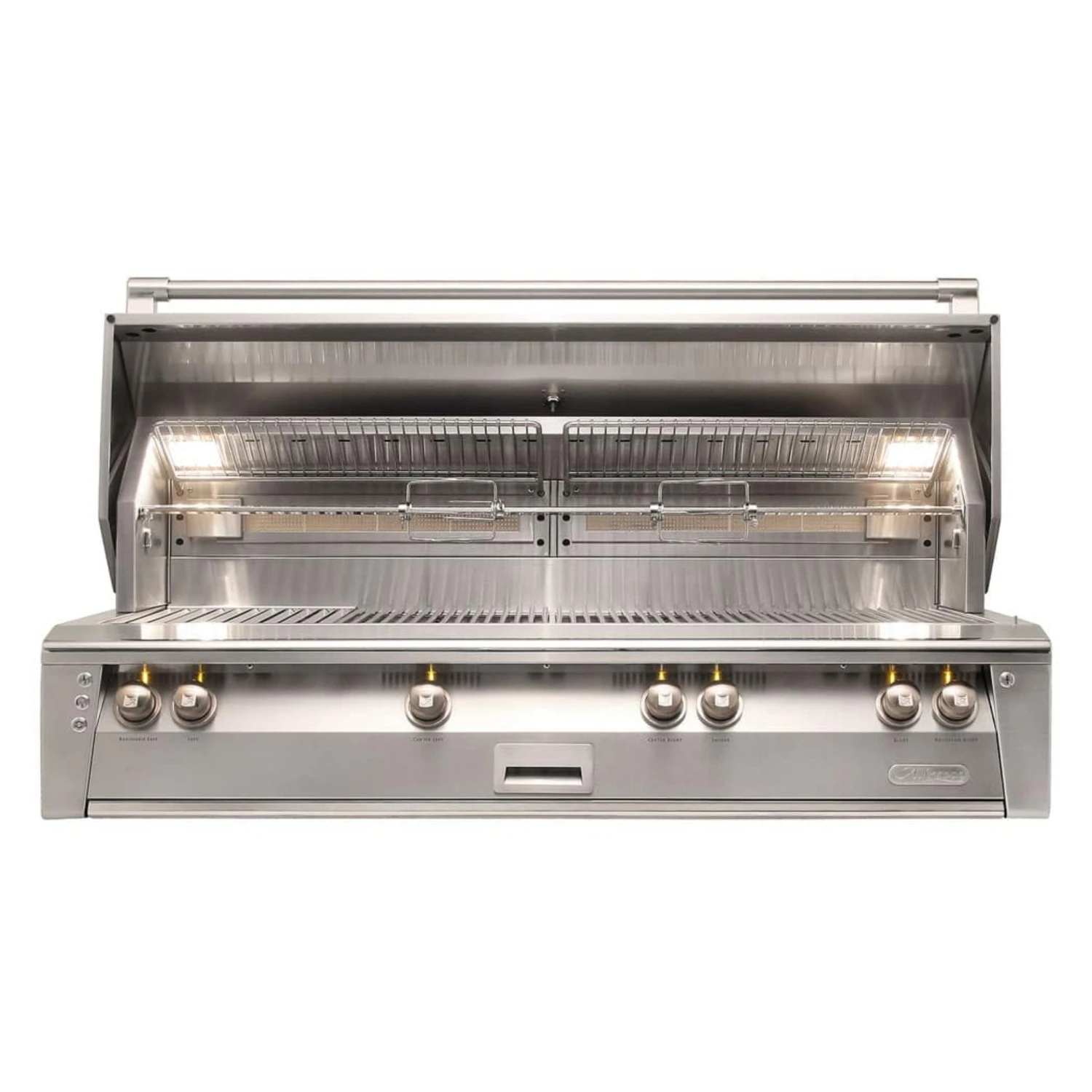 Alfresco Luxury All Grill 56" Traffic Yellow Gloss Liquid Propane Standard All Grill Head - 3 Burner + 1 Sear Burner 1 Alfresco Luxury All Grill 56" Traffic Yellow Gloss Liquid Propane Standard All Grill Head - 3 Burner + 1 Sear Burner