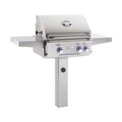 American Outdoor Grill 24" In-Ground Post L-Series Gas Grill With Infrared Burner