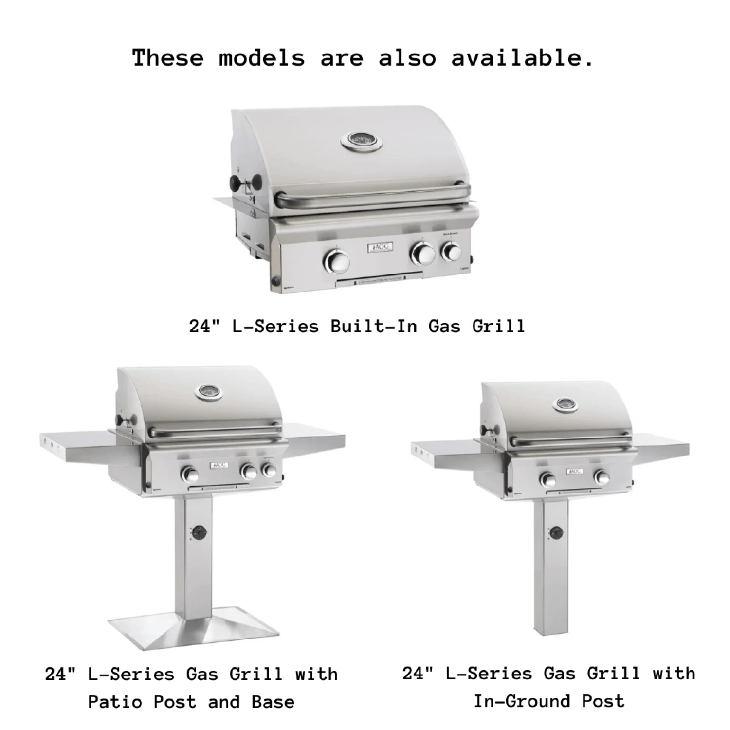 American Outdoor Grill 24" L-Series Portable Gas Grill With Infrared Burner 3 American Outdoor Grill 24" L-Series Portable Gas Grill With Infrared Burner - Image 3