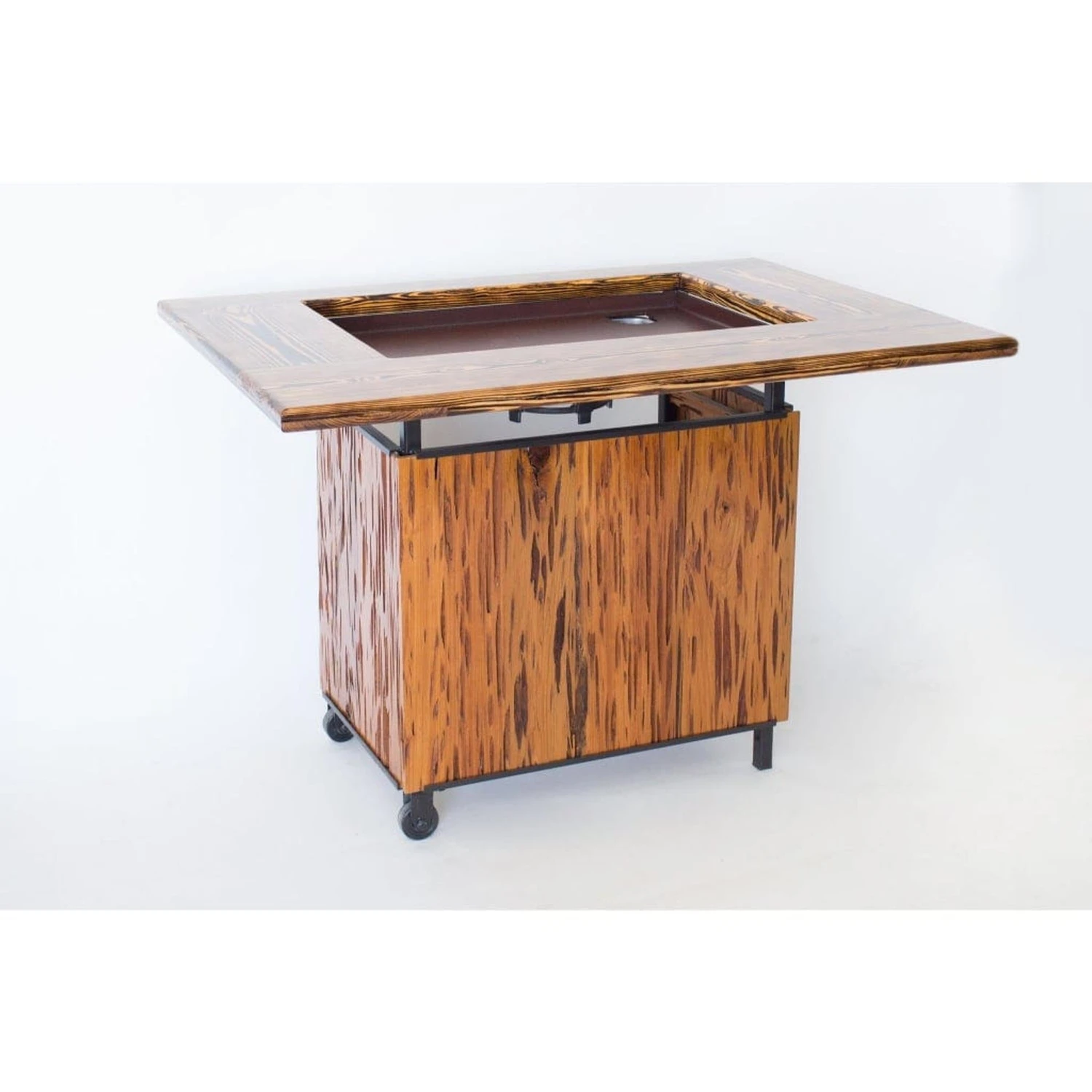 Backyard Hibachi Grill- Pecky Cypress 4 Backyard Hibachi Grill- Pecky Cypress - Image 4