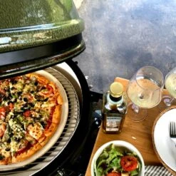 Bayou Classic 22" Cypress Ceramic Kamado Charcoal Grill 9 Bayou Classic 22" Cypress Ceramic Kamado Charcoal Grill -Grill Collection Bayou Classic 22 Cypress Ceramic Kamado Charcoal Grill 5