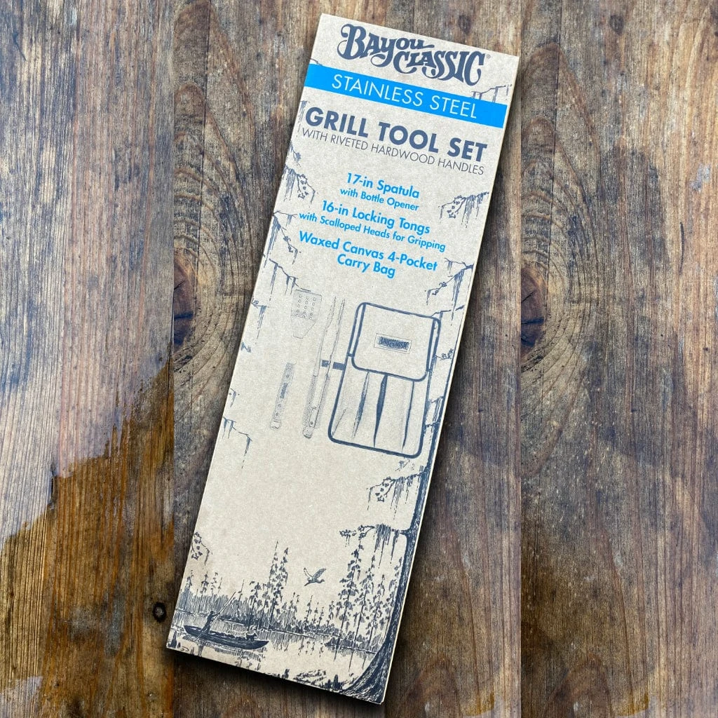 Bayou Classic Stainless Steel Grill Tool Set W/ Bag 2 Bayou Classic Stainless Steel Grill Tool Set W/ Bag - Image 2