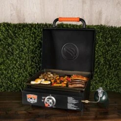 Blackstone 17" On The Go Tabletop Propane Gas Griddle With Hood -Grill Collection Blackstone 17 On The Go Tabletop Propane Gas Griddle with Hood 4
