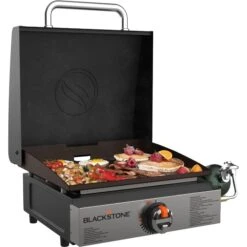 Blackstone 17" Tabletop Propane Gas Griddle With Hood