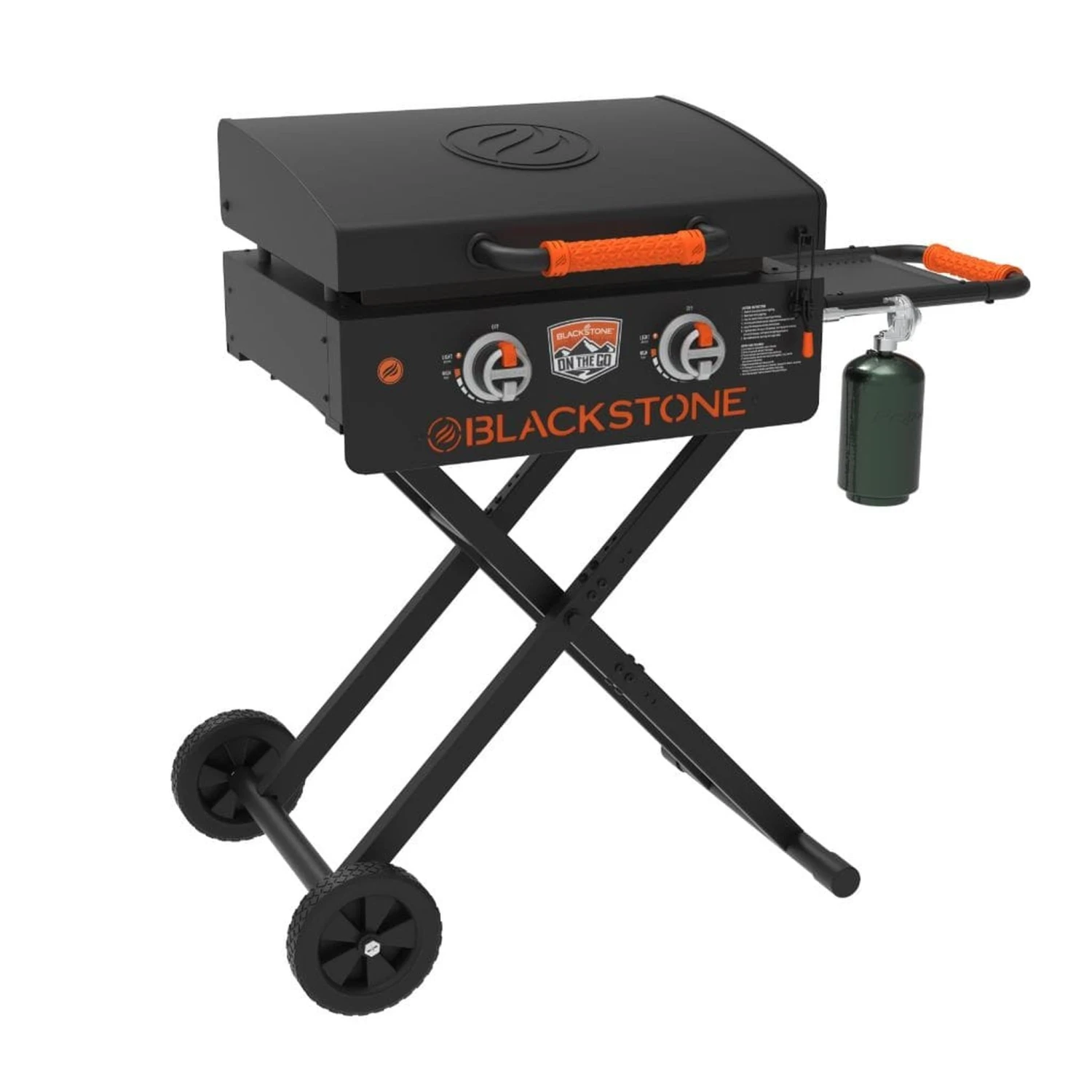 Blackstone 22" On The Go Propane Gas Scissor Cart Griddle With Hood 3 Blackstone 22" On The Go Propane Gas Scissor Cart Griddle With Hood - Image 3