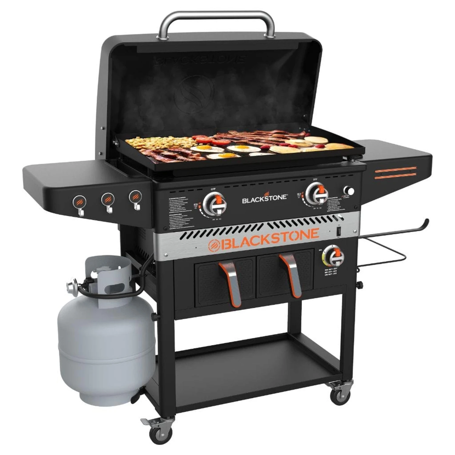Blackstone 28" Patio Propane Gas Griddle With Airfryer 1 Blackstone 28" Patio Propane Gas Griddle With Airfryer