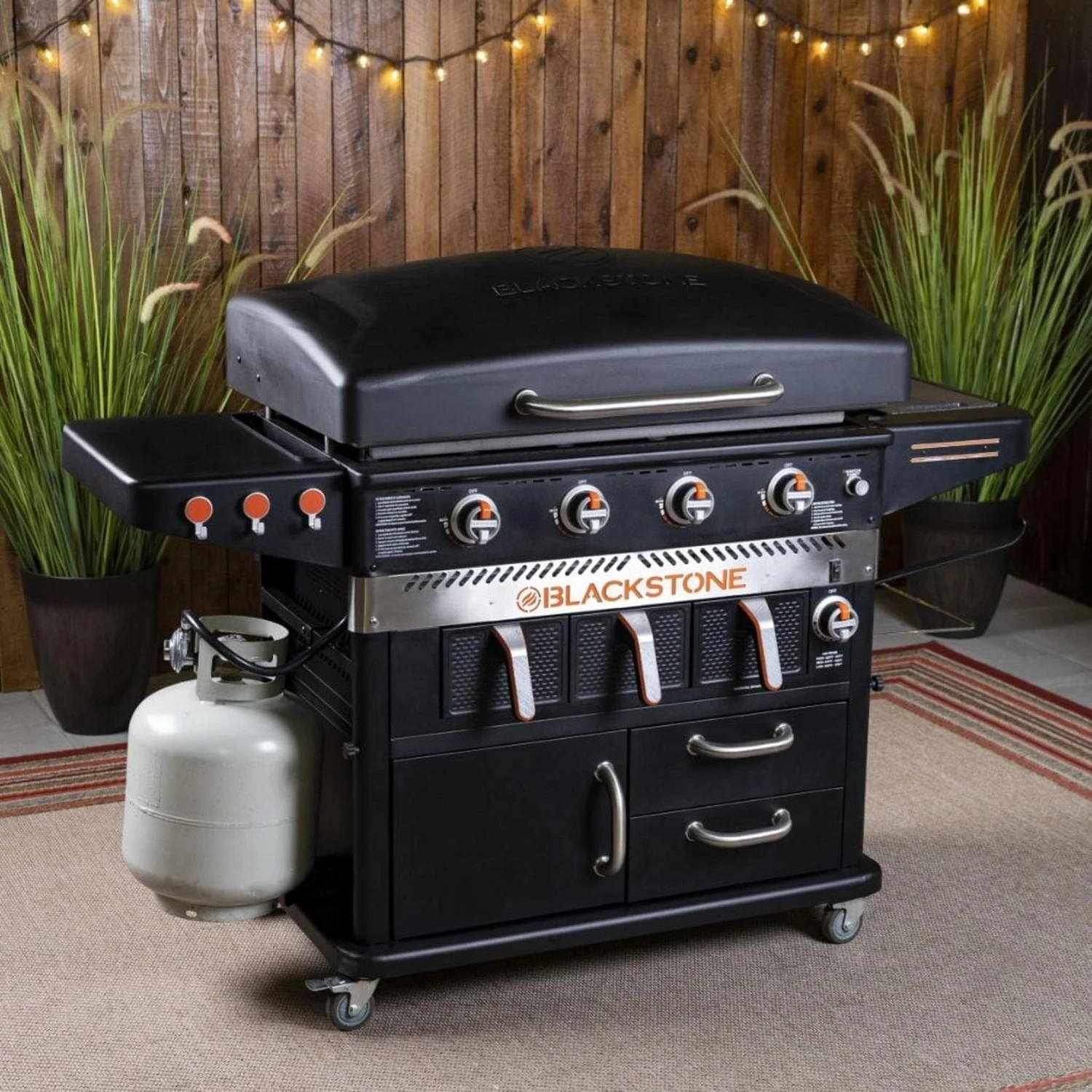 Blackstone 36" Patio Propane Gas Cabinet Griddle With Airfryer 2 Blackstone 36" Patio Propane Gas Cabinet Griddle With Airfryer - Image 2