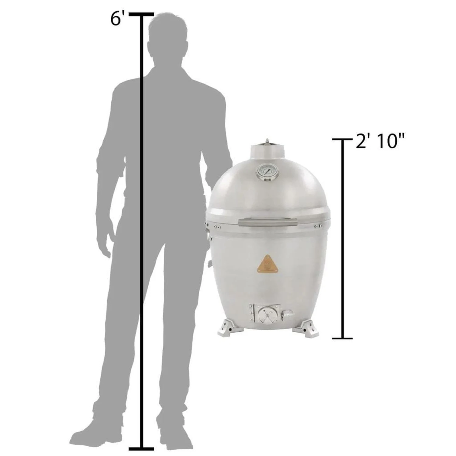 Blaze 20" Cast Aluminum Kamado Grill 18 Blaze 20" Cast Aluminum Kamado Grill - Image 18