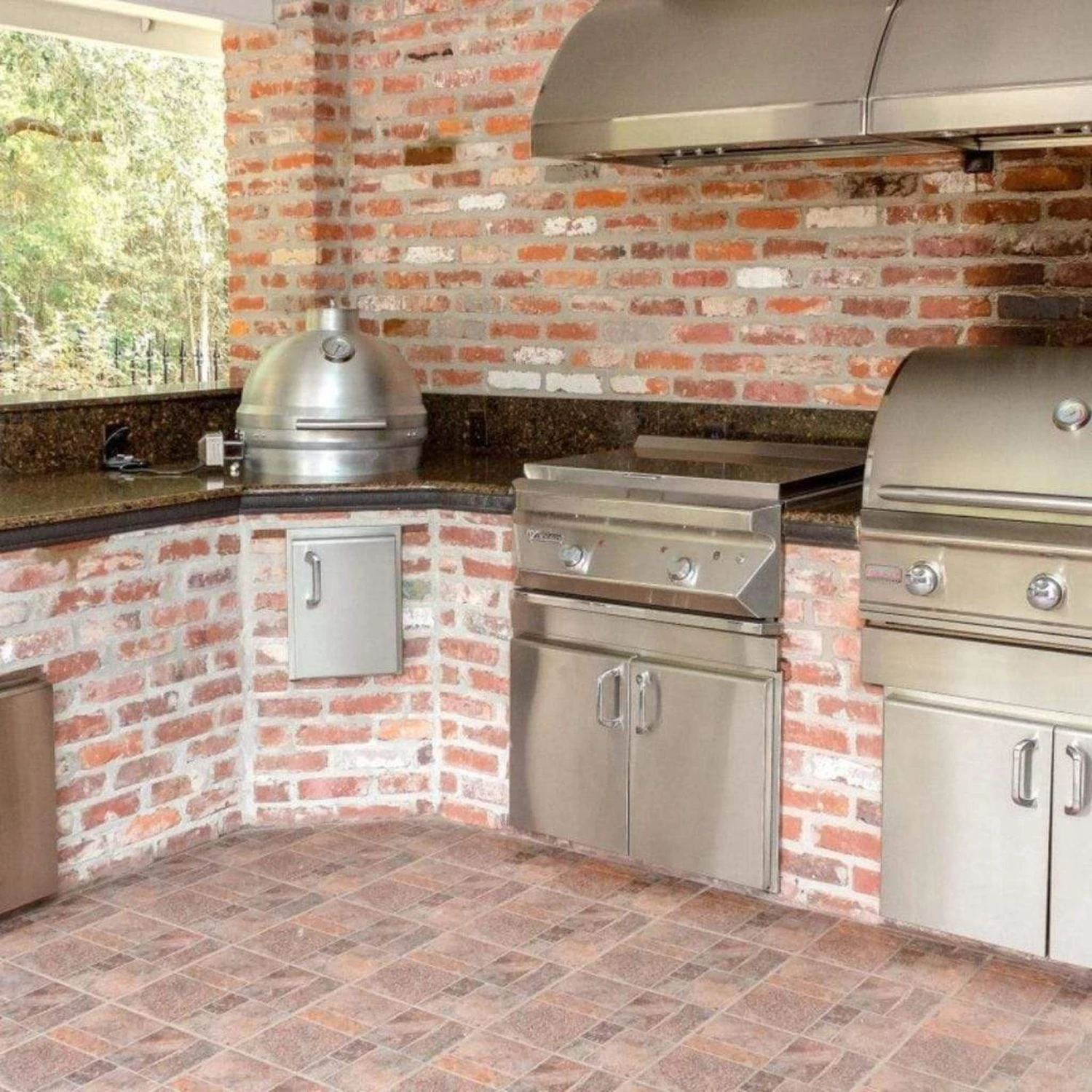 Blaze 20" Cast Aluminum Kamado Grill 2 Blaze 20" Cast Aluminum Kamado Grill - Image 2