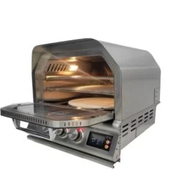 Blaze 26" Built-in Natural Gas Outdoor Pizza Oven With Rotisserie Kit -Grill Collection Blaze 26 Built in Natural Gas Outdoor Pizza Oven With Rotisserie Kit 3