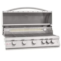 Blaze 40" 5-Burner Premium LTE Built-In Gas Grill With Lights -Grill Collection Blaze 40 5 Burner Premium LTE Built In Gas Grill with Lights 5