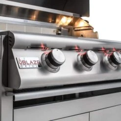 Blaze 40" 5-Burner Premium LTE Freestanding Gas Grill With Lights -Grill Collection Blaze 40 5 Burner Premium LTE Freestanding Gas Grill with Lights 14
