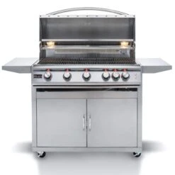 Blaze 40" 5-Burner Premium LTE Freestanding Gas Grill With Lights -Grill Collection Blaze 40 5 Burner Premium LTE Freestanding Gas Grill with Lights 4