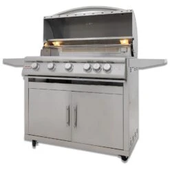 Blaze Premium LTE+ 40" 5-Burner Freestanding Natural Gas Grill With Rear Burner And Lighting System