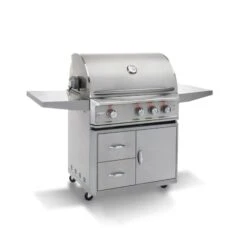 Blaze Professional LUX 34" 3-Burner Freestanding Gas Grill With Rear Infrared Burner -Grill Collection Blaze Professional LUX 34 3 Burner Freestanding Gas Grill with Rear Infrared Burner 3