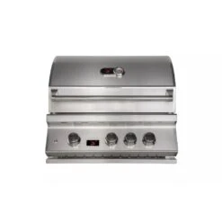 Bonfire Outdoor 28" Stainless Steel 3-Burner Built-In Liquid Propane Gas Grill With Infrared Rear Burner