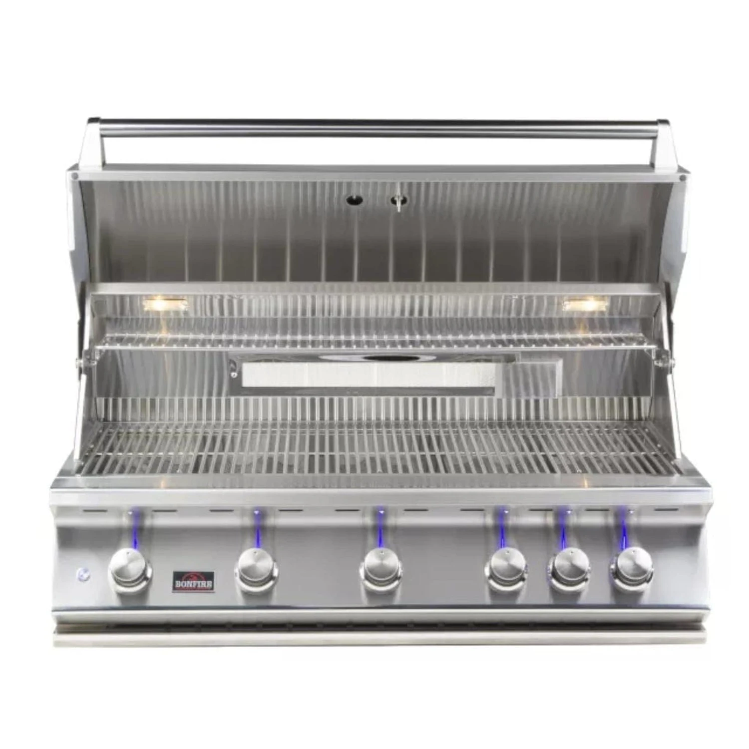 Bonfire Outdoor Prime 500 Series 42" Stainless Steel 5-Burner Built-In Natural Gas Grill With Infrared Rear Burner 2 Bonfire Outdoor Prime 500 Series 42" Stainless Steel 5-Burner Built-In Natural Gas Grill With Infrared Rear Burner - Image 2