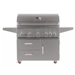 Bonfire Outdoor Prime 500 Series 42" Stainless Steel 5-Burner Freestanding Natural Gas Grill With Infrared Rear Burner