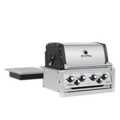 Broil King 31" 4-Burner Imperial S 490 Built-In Gas Grill W/ Side Burner & Rear Rotisserie Burner -Grill Collection Broil King 31 4 Burner Imperial S 490 Built In Gas Grill w Side Burner Rear Rotisserie Burner 3