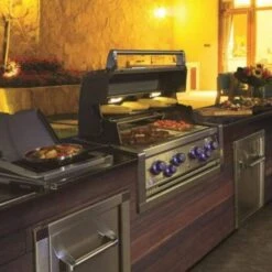 Broil King 31" 4-Burner Imperial S 490 Built-In Gas Grill W/ Side Burner & Rear Rotisserie Burner -Grill Collection Broil King 31 4 Burner Imperial S 490 Built In Gas Grill w Side Burner Rear Rotisserie Burner 5