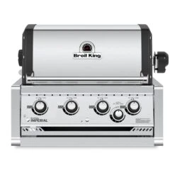Broil King 31" 4-Burner Imperial S470 Built-In Gas Grill W/ Rear Rotisserie Burner & Rotisserie Kit