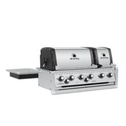 Broil King 44" 6-Burner Imperial S 690 Built-In Gas Grill W/ Side Burner & Rear Rotisserie Burner -Grill Collection Broil King 44 6 Burner Imperial S 690 Built In Gas Grill w Side Burner Rear Rotisserie Burner 3