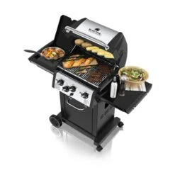 Broil King 51" 3-Burner Black Monarch 340 Gas Grill W/ Side Burner -Grill Collection Broil King 51 3 Burner Black Monarch 340 Gas Grill w Side Burner 4