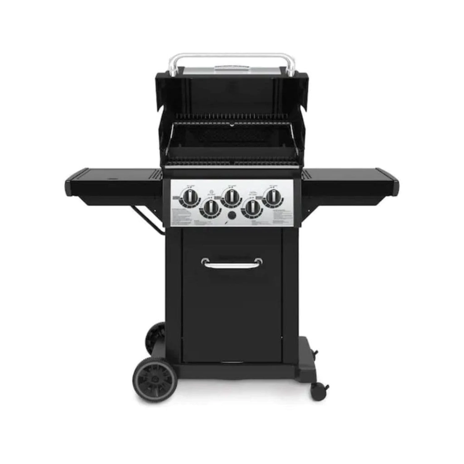 Broil King 51" 3-Burner Black Monarch 390 Gas Grill W/ Side Burner & Rear Rotisserie Burner 2 Broil King 51" 3-Burner Black Monarch 390 Gas Grill W/ Side Burner & Rear Rotisserie Burner - Image 2