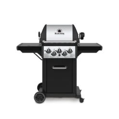 Broil King 51" 3-Burner Black Monarch 390 Gas Grill W/ Side Burner & Rear Rotisserie Burner