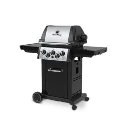 Broil King 51" 3-Burner Black Monarch 390 Gas Grill W/ Side Burner & Rear Rotisserie Burner 6 Broil King 51" 3-Burner Black Monarch 390 Gas Grill W/ Side Burner & Rear Rotisserie Burner -Grill Collection Broil King 51 3 Burner Black Monarch 390 Gas Grill w Side Burner Rear Rotisserie Burner 3