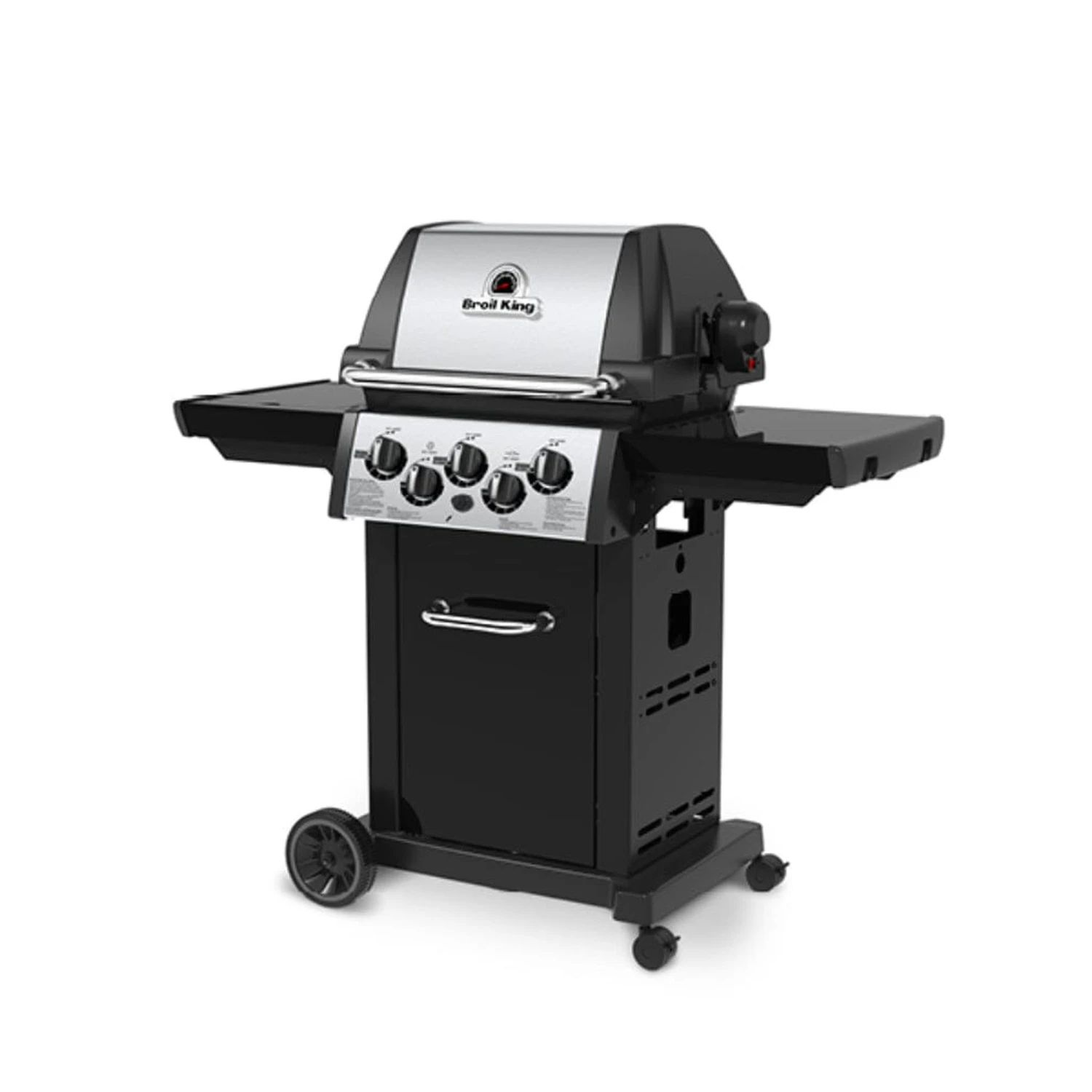 Broil King 51" 3-Burner Black Monarch 390 Gas Grill W/ Side Burner & Rear Rotisserie Burner 3 Broil King 51" 3-Burner Black Monarch 390 Gas Grill W/ Side Burner & Rear Rotisserie Burner - Image 3