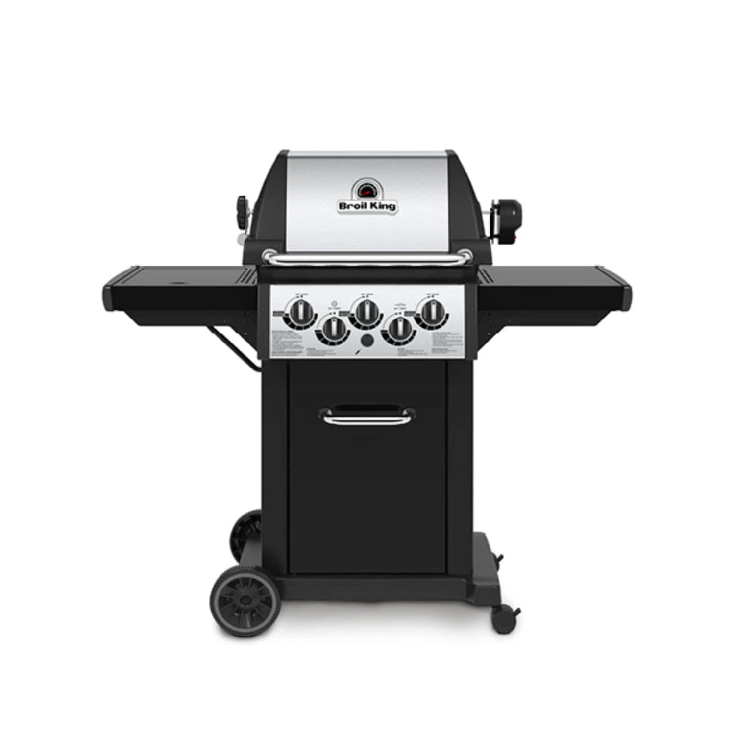 Broil King 51" 3-Burner Black Monarch 390 Gas Grill W/ Side Burner & Rear Rotisserie Burner 1 Broil King 51" 3-Burner Black Monarch 390 Gas Grill W/ Side Burner & Rear Rotisserie Burner