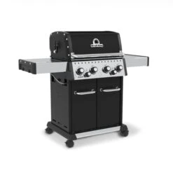 Broil King 57" 4-Burner Black Baron 490 Pro Gas Grill W/ Side Burner & Rear Rotisserie Burner -Grill Collection Broil King 57 4 Burner Black Baron 490 Pro Gas Grill w Side Burner Rear Rotisserie Burner 3