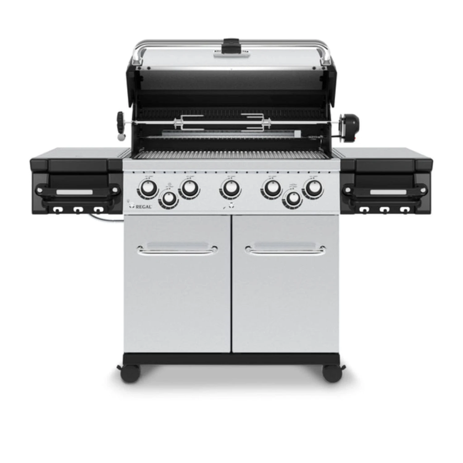 Broil King 62" 5-Burner Regal S 590 Pro IR Gas Grill W/ Infrared Side Burner & Rear Rotisserie Burner 2 Broil King 62" 5-Burner Regal S 590 Pro IR Gas Grill W/ Infrared Side Burner & Rear Rotisserie Burner - Image 2