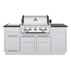 Broil King 79" 5-Burner Imperial S 590i Gas Grill Center W/ Side Burner & Rear Rotisserie Burner