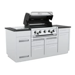 Broil King 79" 5-Burner Imperial S 590i Gas Grill Center W/ Side Burner & Rear Rotisserie Burner -Grill Collection Broil King 79 5 Burner Imperial S 590i Gas Grill Center w Side Burner Rear Rotisserie Burner 4