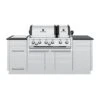 Broil King 86" 6-Burner Imperial S 690i Gas Grill Center W/ Side Burner & Rear Rotisserie Burner