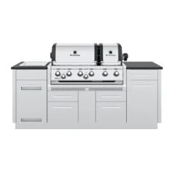 Broil King 86" 6-Burner Imperial S 690i Gas Grill Center W/ Side Burner & Rear Rotisserie Burner