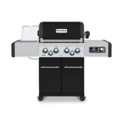 Broil King Regal Q 490 Pro IR 63" Black Propane Gas Grill With IQue Technology