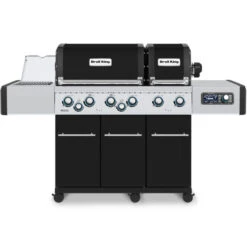 Broil King Regal Q 690 Pro IR 70" Black Natural Gas Grill With IQue Technology