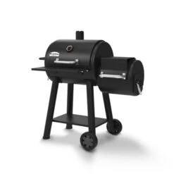 Broil King Smoke 50" Black Regal Offset 400 Charcoal Smoker/Grill -Grill Collection Broil King Smoke 50 Black Regal Offset 400 Charcoal SmokerGrill 3