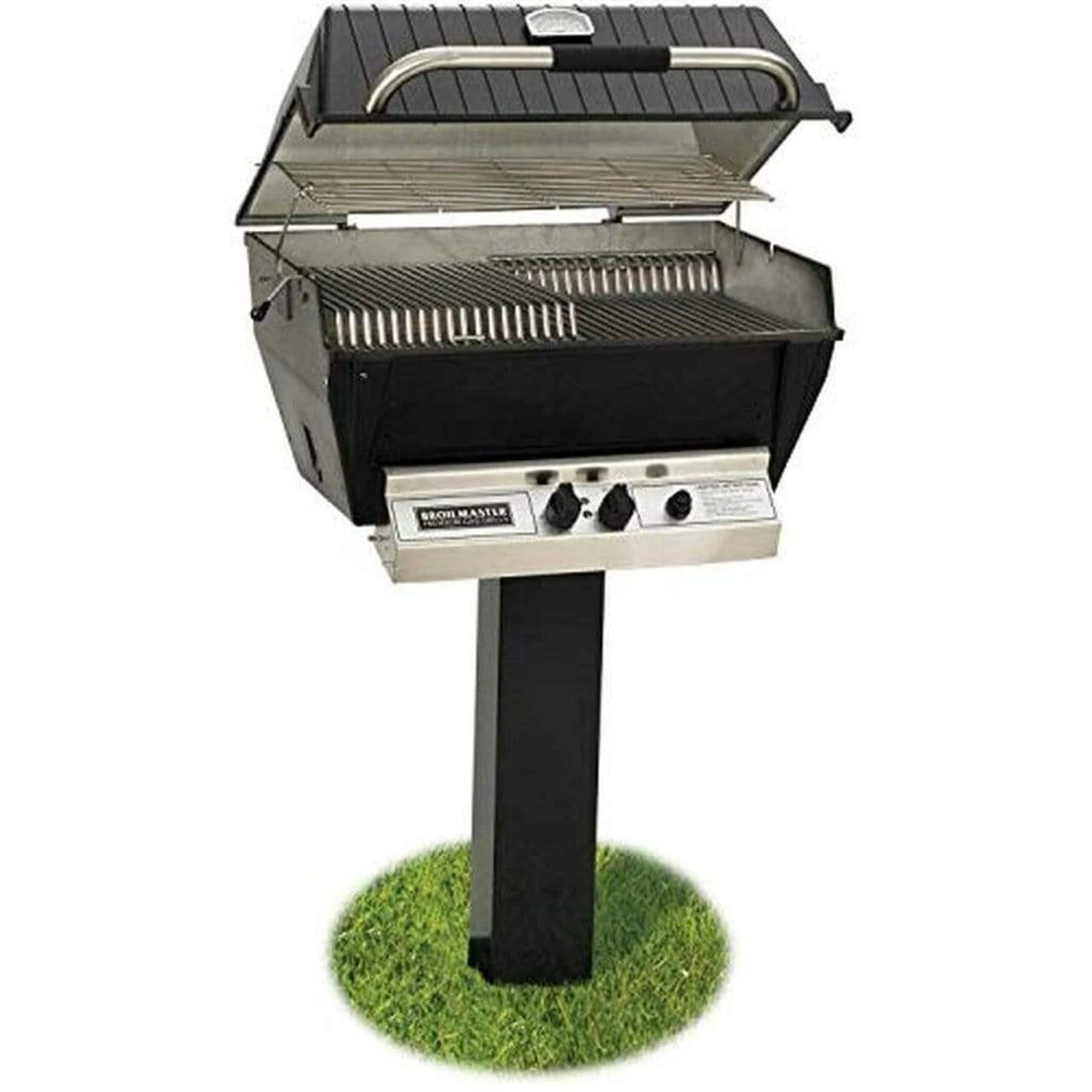 Broilmaster P3X Premium Natural Gas Grill With 48" Black Painted Steel In-Ground Post 1 Broilmaster P3X Premium Natural Gas Grill With 48" Black Painted Steel In-Ground Post