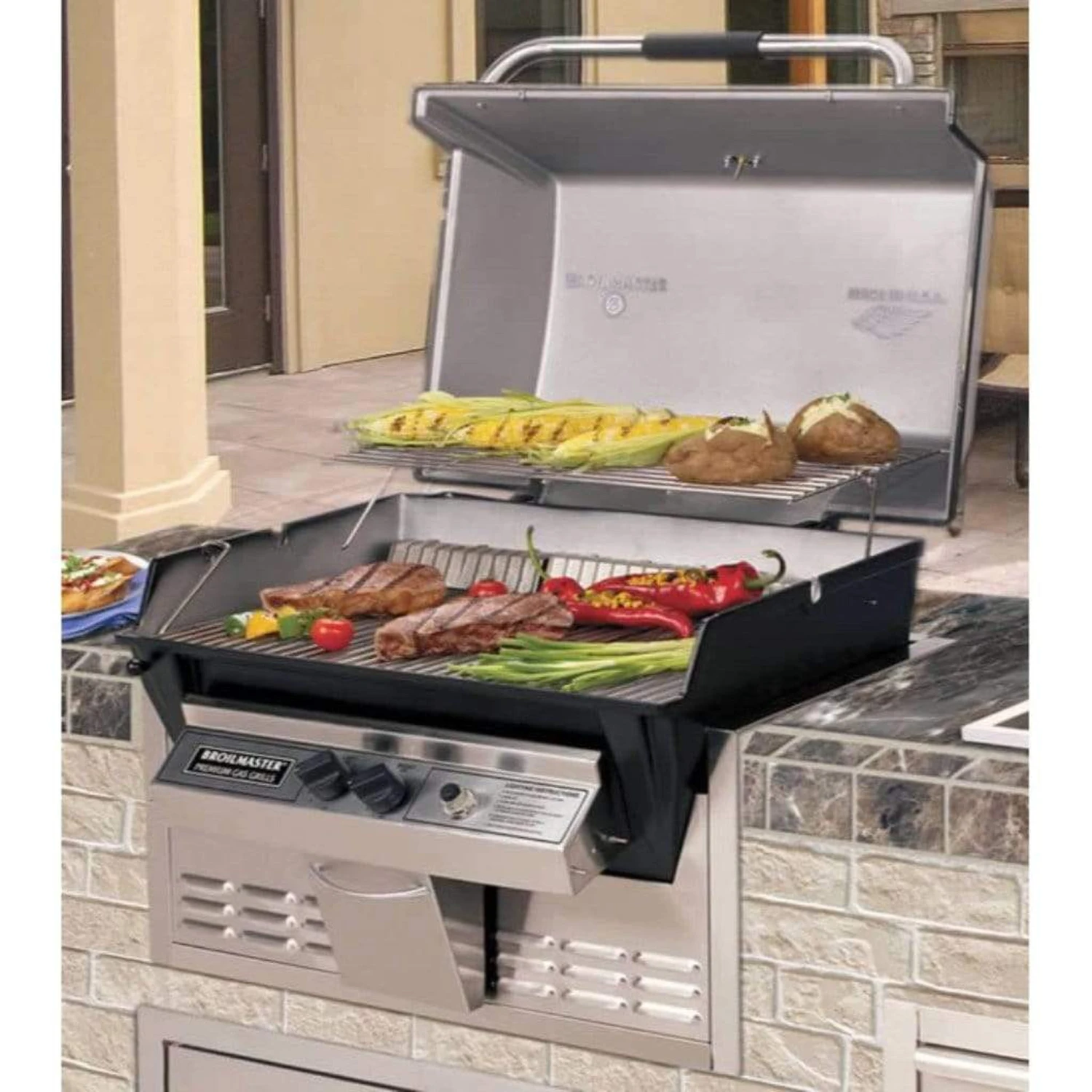 Broilmaster P3XF Premium Built-In Gas Grill 1 Broilmaster P3XF Premium Built-In Gas Grill