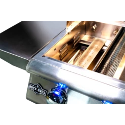 Buck Grill 5-Burner 40" Freestanding Propane Grill With Portable Cart -Grill Collection Buck Grill 5 Burner 40 Freestanding Propane Grill With Portable Cart 5