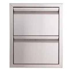 Buck Stove Outdoor 16" Stainless Steel Double Access Drawer
