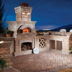 Chicago Brick Oven CBO-750 38" X 28" Cooking Surface Wood Fired DIY Pizza Oven Kit -Grill Collection Chicago Brick Oven CBO 750 38 x 28 Cooking Surface Wood Fired DIY Pizza Oven Kit 5