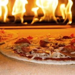 Chicago Brick Oven CBO-750 38" X 28" Hybrid Wood/Natural Gas Countertop Pizza Oven With Sliver Vein Hood (Residential) -Grill Collection Chicago Brick Oven CBO 750 38 x 28 Hybrid WoodNatural Gas Countertop Pizza Oven With Sliver Vein Hood Residential 16